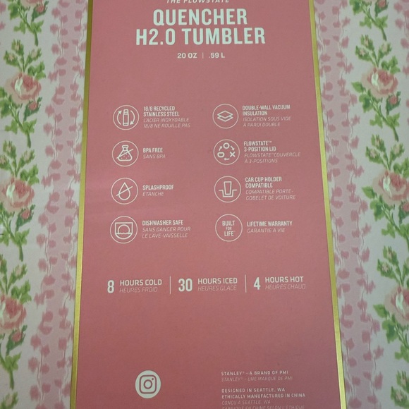 LoveShackFancy x Stanley 20 & 40oz Tumblers - Picture 3 of 10